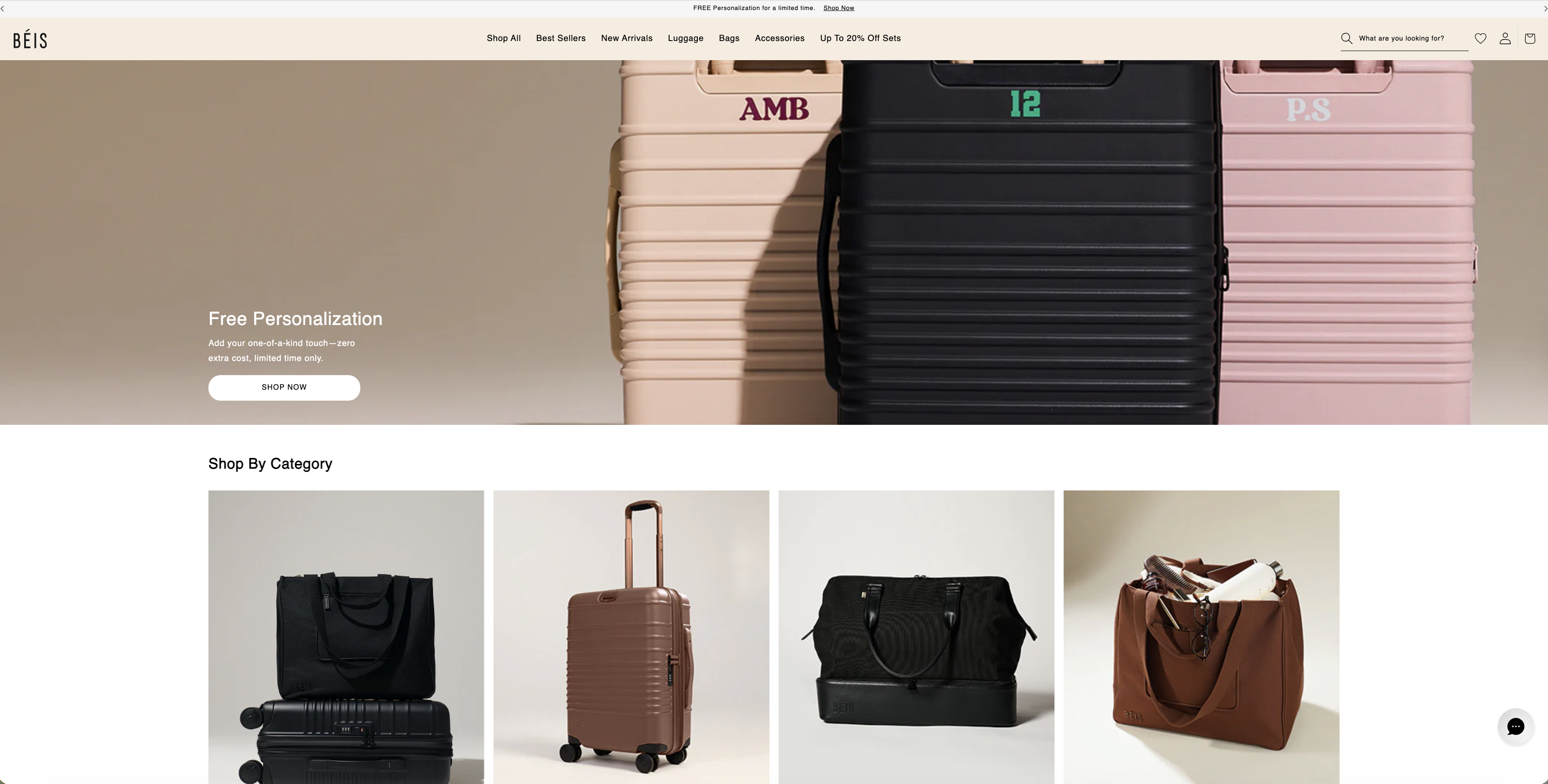 BÉIS Travel Homepage