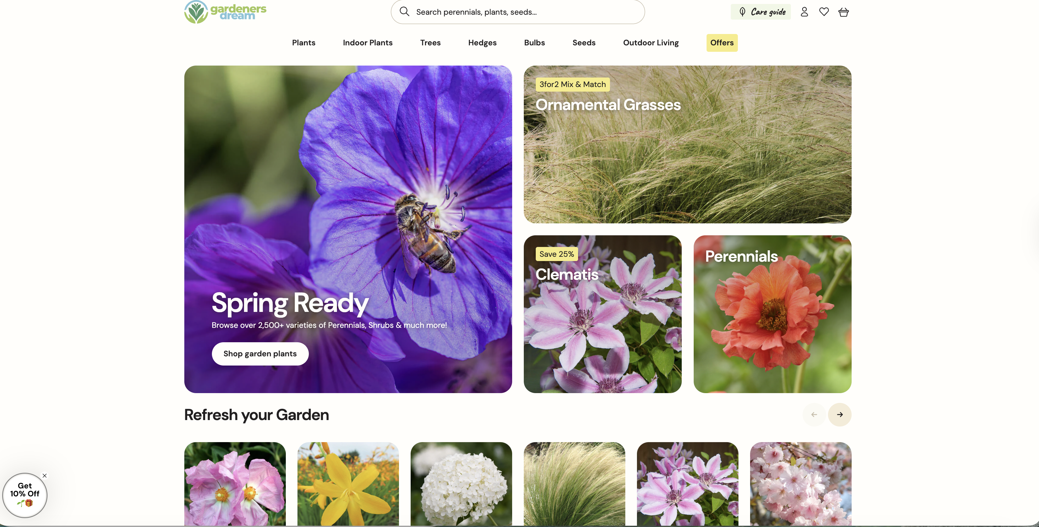 Gardeners Dream Homepage